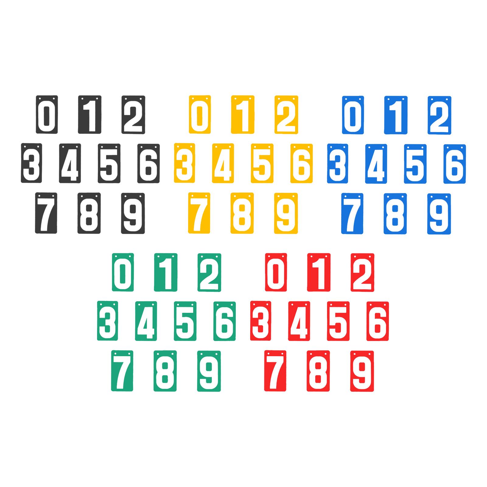 Badminton Video - Tabellone Segnapunti Numeri 0-9 Cartellini Numerati