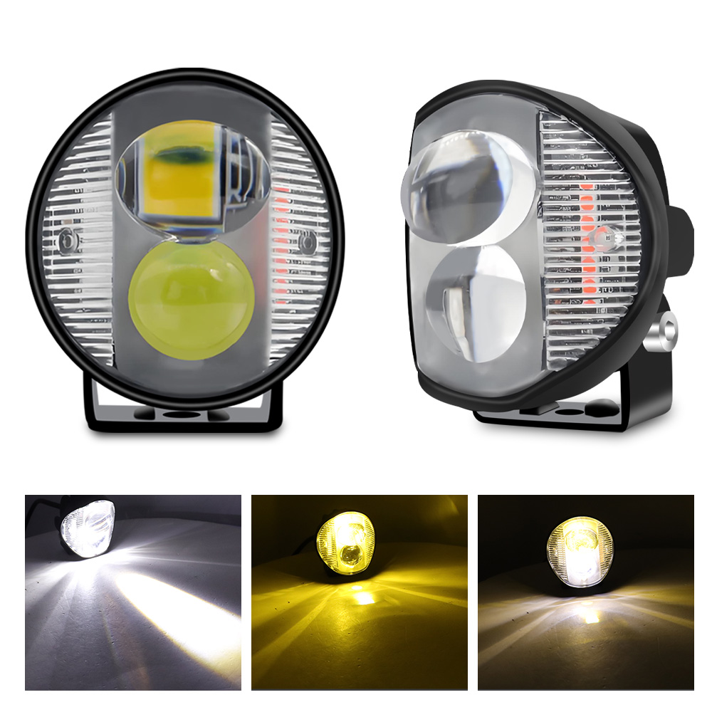 Badminton Flash - Faro Ausiliario LED per Moto, Luce