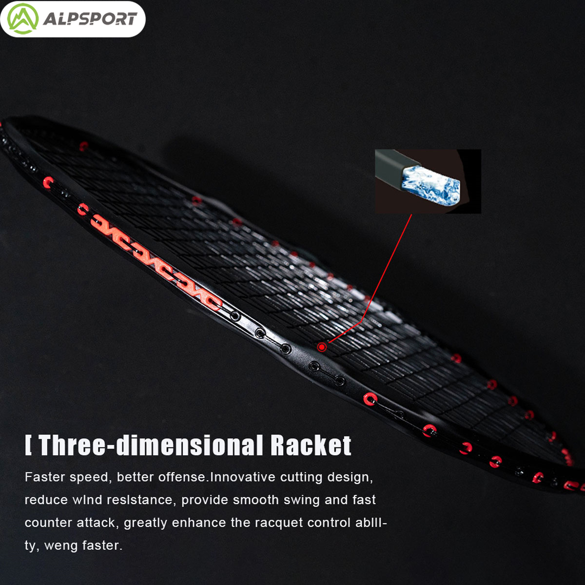 Alpsport MH-V5 5U 75g Ondulato - Badminton Event recensione e prezzo