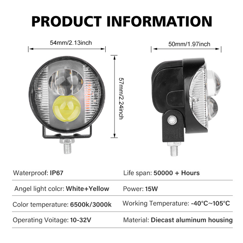 Faro Ausiliario LED per Moto,  - Badminton Flash recensione e prezzo