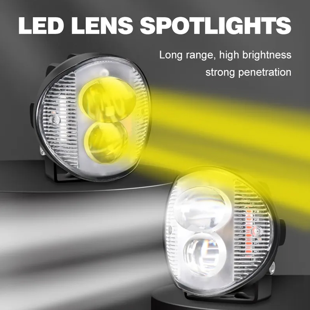 Faro Ausiliario LED per Moto,  - Badminton Flash recensione e prezzo